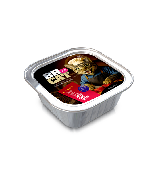 br for cat pate with tuna 100g