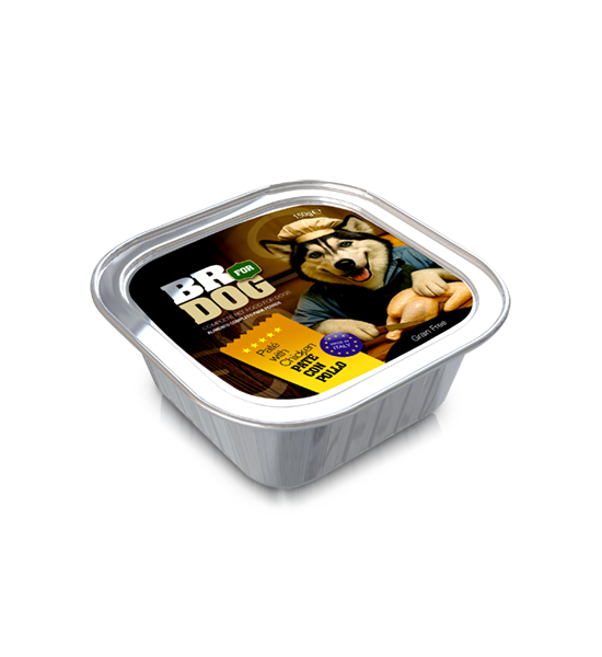 br for dog pate with chicken 150g