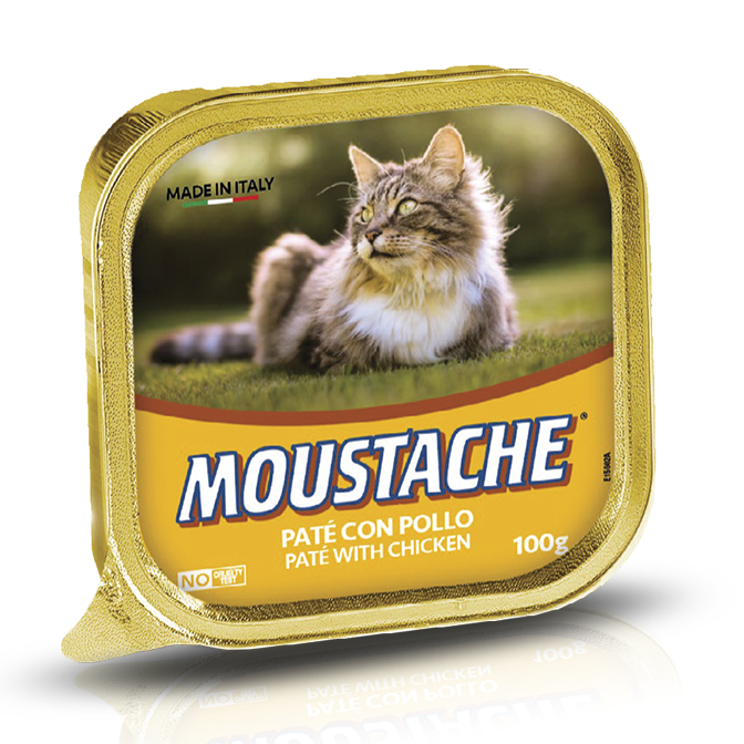 moustache paté con pollo